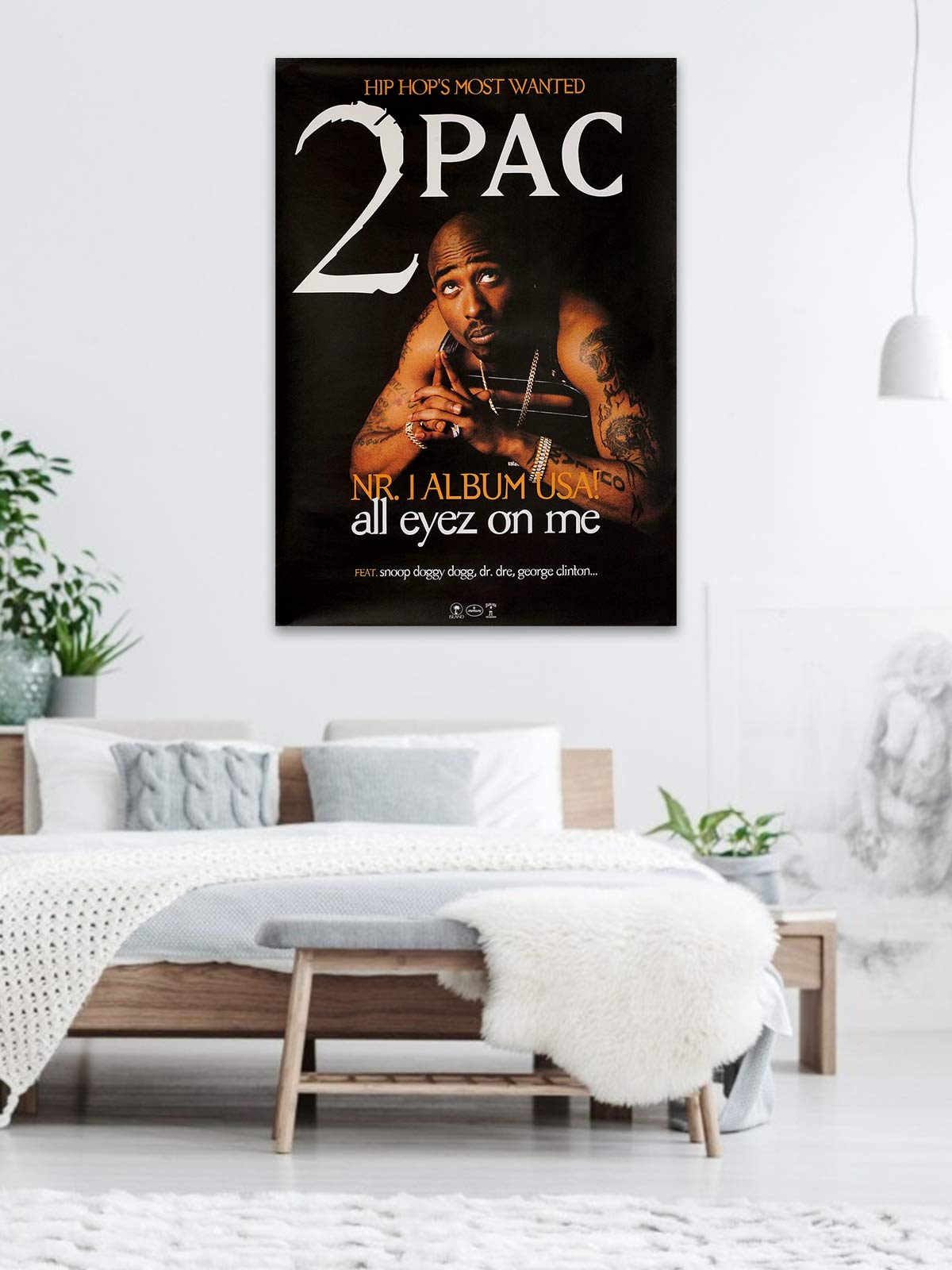 Tupac Poster, 2PAC Poster, Hip Hop Music Decor Rappers Photo, Rap